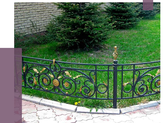 Кованые газонные ограждения в Элисте от 7715 руб. — ПРОЛЁТ-Элс