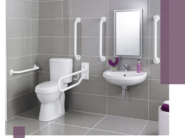 Поручни для санузлов в Элисте: установка, ремонт и монтаж