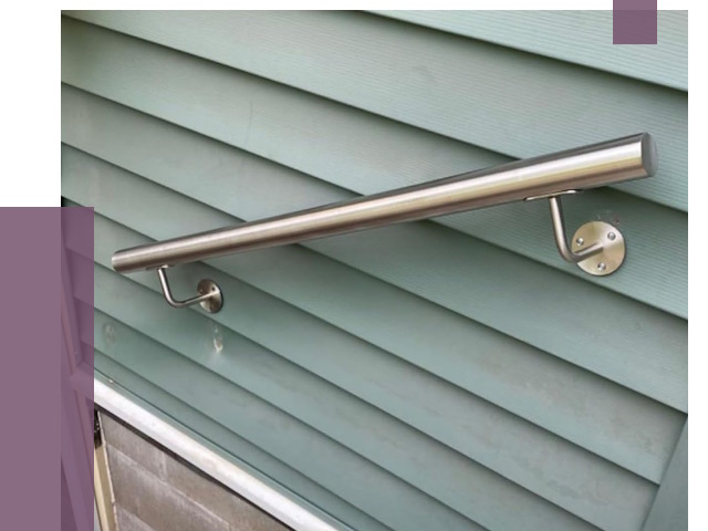 Поручни из нержавеющей стали в Элисте от 7767 руб.  | ПРОЛЁТ-Элс